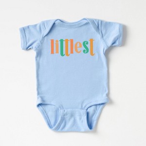 The Juniper Shop Littlest Colorful Baby Bodysuit - 24mo - Light Blue - 1 of 2