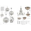Elk Home Renaissance 5 - Light Chandelier in  Weathered Zinc - 3 of 3