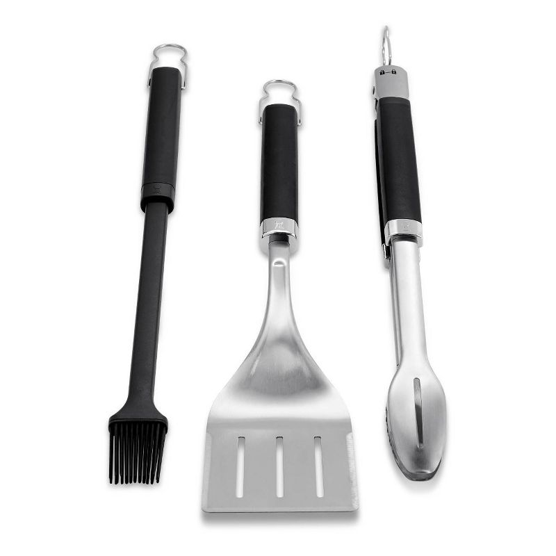 Weber 3pc Precision Grill Tool Set Black, 3 of 9