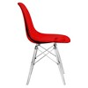 LeisureMod Dover Modern Dining Chair with Acrylic Base, Set of 2 - 3 of 4