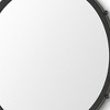 HomeRoots 25" Black Metal Beaded Round Framed Accent Mirror - 4 of 4