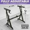 Liquid Stands Piano Keyboard Stand w/ Wheels and Bench Adjustable Stool Set - Portable Sturdy Digital Piano Stand for 54-88 Key Keyboard Chair, Stool - 2 of 4