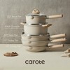 CAROTE Pots and Pans Set Non Stick, Kitchen Cookware Sets, Stackable Induction Cookware, 13pcs Pot and Pan set, Taupe - 3 of 4