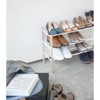 Yamazaki Home - Expandable Shoe Rack (18" H) - Steel - Black - 4 of 4