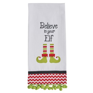 Split P Believe In Your Elf Decorative Dishtowel Set of 2 - 1 of 3