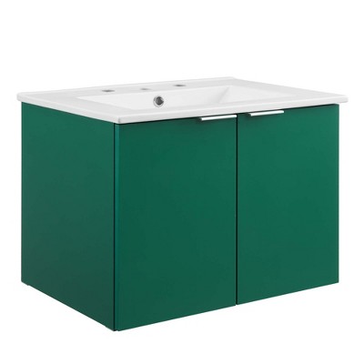 Modway Maybelle 24 Wall-Mount Bathroom Vanity