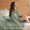 Attop Cotton Muslin Throw Blanket Large 50x70 Inches - 4-Layer Breathable and Lightweight Thin Soft Summer Gauze Muslin Blankets for Adults - 4 of 4