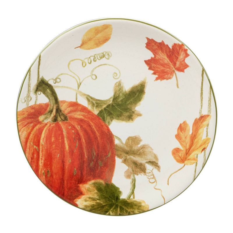 9&#34; Earthenware Autumn Harvest Dessert Plates - Certified International, 2 of 6