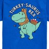 Boys' - Instant Message - Thanksgiving Turkeysaurus Rex Short Sleeve Graphic T-Shirt - 2 of 4