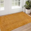 Yellow Abstract Non Skid Area Rug - 2 of 4