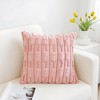 REGALWOVEN Solid Luxury Soft Plush Throw Pillow Covers for Home Decor 16 x 16 Inch 2 Pcs - 2 of 4