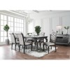 Vynxaria 2 Piece Collection of Dining Chairs with Silver Accents and Tufted Cushions, Suitable for Dining & Living Spaces - 2 of 4