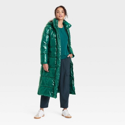 Women's Hooded Duvet Puffer Jacket - Picture 6 of 6
