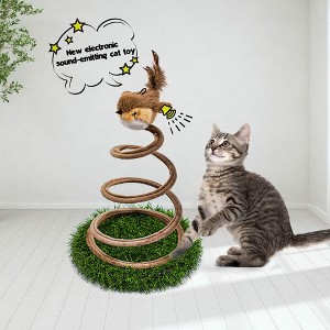 anti cat litter box Semi Enclosed Splash Proof Cat Litter Box  PETquoson