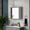 GlasFlength Decorative Wall Mirrors Medicine Cabinet Accent Mirror Wall Mounted Mirror Storage Cabinet for Bathroom Wall, White, 27.3"*6.8"*29.8" - 4 of 4