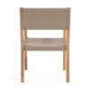 Syemin Outdoor Dining Chairs Set of Two, Modern Design for Patio and Garden, Brown, 22"*25.25"*34.5" - 4 of 4