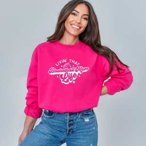Simply Sage Market Livin' That Basketball Mom Life Sweatshirt - 1 of 4