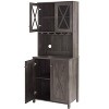 TiramisuBest 70.87" Tall Kitchen Pantry, Storage Cabinet , Kitchen Cabinet , Drawer and Adjustable Shelves, for Kitchen, Dining Room, White - 4 of 4