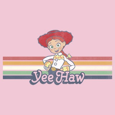 Toy Story Girl's Toy Story Jessie Yee Haw T-Shirt - Light Pink - Small — фото 2