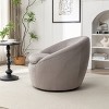 Anybear 29.50W x 31D x 25.50H Modern Swivel Barrel Chair - 4 of 4