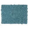 Bell Flower Collection Cotton Floral Pattern Tufted Bath Rug - Home Weavers - 2 of 4