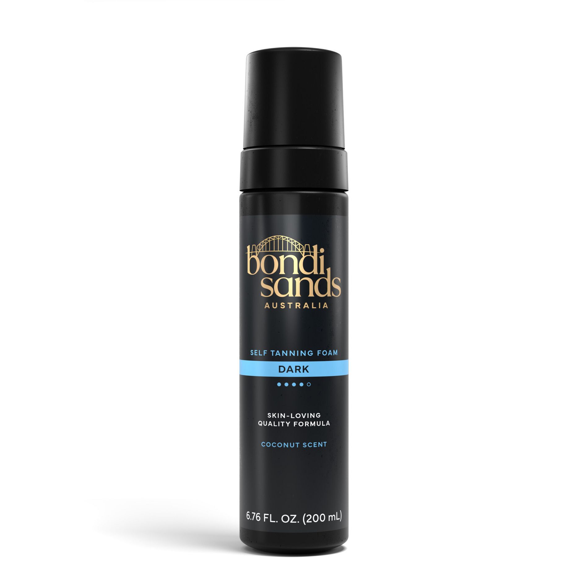 Bondi Sands Self Tanner Tanning Foam - Dark - 6.76 fl oz: Vegan Moisturizing Sunless Beauty, Coconut Scent