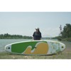 VisioGear 11' Stand Up Paddle Board with Accessories, Yellow & Green, 132"*33"*6" - 4 of 4