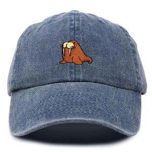 Dalix Walrus Cap Embroidered Mens Cotton Dad Hat Baseball Hat - 1 of 4