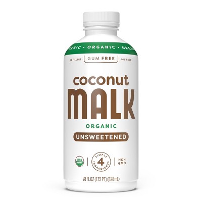 MALK Organics Unsweetened Coconut Milk - 28 fl oz