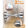 DOMETOUR Magnetic Door Stopper, Door Holder for Wall & Floor Mount, Silver, 4 Pcs - 4 of 4