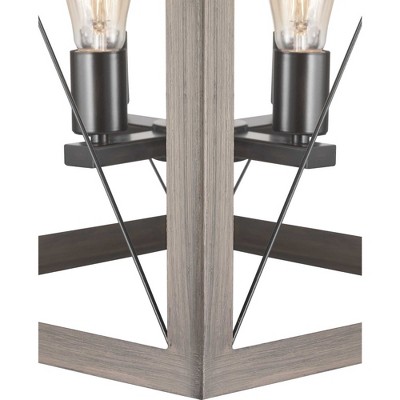 Briarwood Antique Bronze 4-Light Farmhouse Foyer Pendant