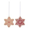 Melrose Snowflake Cookie Ornament (Set of 12) - 2 of 4