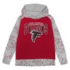 NFL Atlanta Falcons Girls' Fleece Hooded Sweatshirt - image 2 of 3