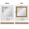 Amanti Art Mirror Makeover Bathroom Mirror Frame Border Kit - Fully Assembled Peel and Stick Frame - Mirror NOT Included - Parlor Trim - 4 of 4