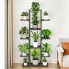 Zstar Plant Stand Indoor & Outdoor, Metal Tiered Shelf for Plants, Space-Saving Patio Plant for Home Decor, General Organization - 3 of 4