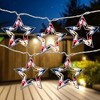 Northlight Patriotic Stars Patio Light Set - 5.25ft - White Wire - 5ct - 2 of 4