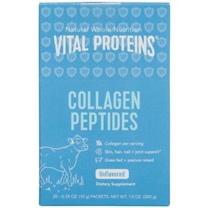 Vital Proteins Collagen Peptides Stick Pack Box - Unflavored 20 Pkts. - 1 of 1