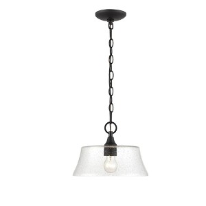 Millennium Lighting Caily 1 - Light Pendant in  Matte Black - 1 of 2