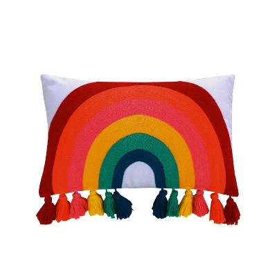 Monique Rainbow Tassel Pillow - Homthreads