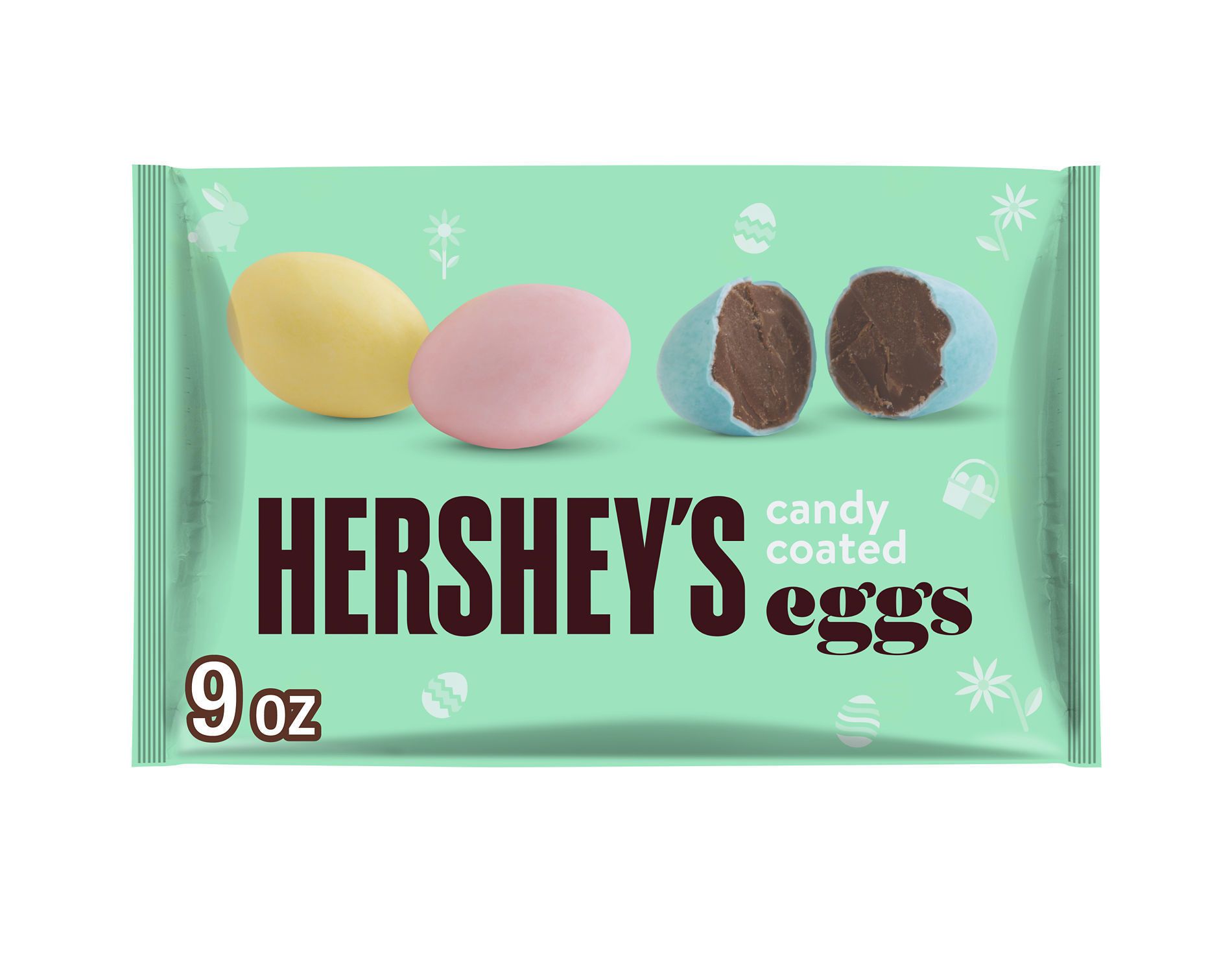 HERSHEY'S Candy Coated Milk Chocolate Eggs Easter Candy - 9oz