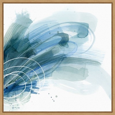 16" x 16" Cresting I by Grace Popp Framed Wall Canvas - Amanti Art