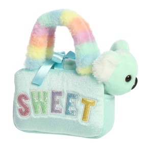 Aurora Small Rainbow Sweet Fancy Pals Fashionable Stuffed Animal Green 6.5" - 1 of 4