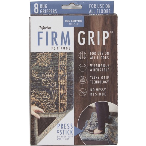 Rug Grippers,Never Curl Rug Grippers Non Slip Reusable Carpet Stickers for Area Rugs, Hardwood Floors, Tile Floors, Floor Mats, Keep Your Rug in