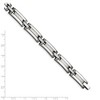 Black Bow Jewelry Men's 8.5mm Stainless Steel Multi Finish Bracelet, 8.5 Inch - 4 of 4