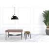HomeRoots 18 " Wood Brown And Gray Steel Backless Bar Chair - 2 of 4