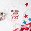 Simply Sage Market Land Of The Free Cherries Short Sleeve Tee - 3 of 4