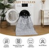Washable Vintage Printed Rug Non Slip Low Pile Rug Soft Throw Floor Cover Foldable Indoor Carpet for Living Room Bedroom Playroom Nursery - 4 of 4