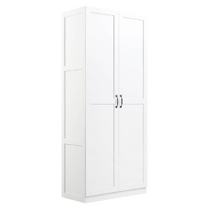 Hopkins Modern 4 Shelf Storage Closet - Manhattan Comfort - 1 of 4