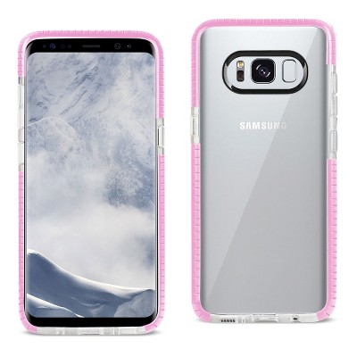 Reiko Samsung Galaxy S8 Edge /S8+/ S8 Plus Soft Transparent TPU Case in Clear Pink