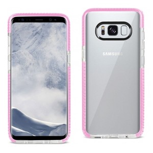 Reiko Samsung Galaxy S8 Edge /S8+/ S8 Plus Soft Transparent TPU Case in Clear Pink - 1 of 4